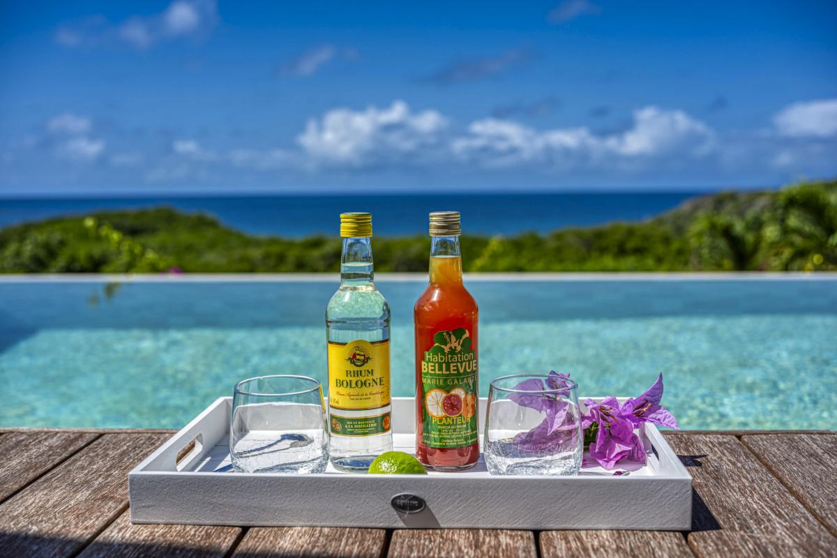 4.Location villa 5 chambres piscine vue mer Le Gosier Guadeloupe_Vue Mer